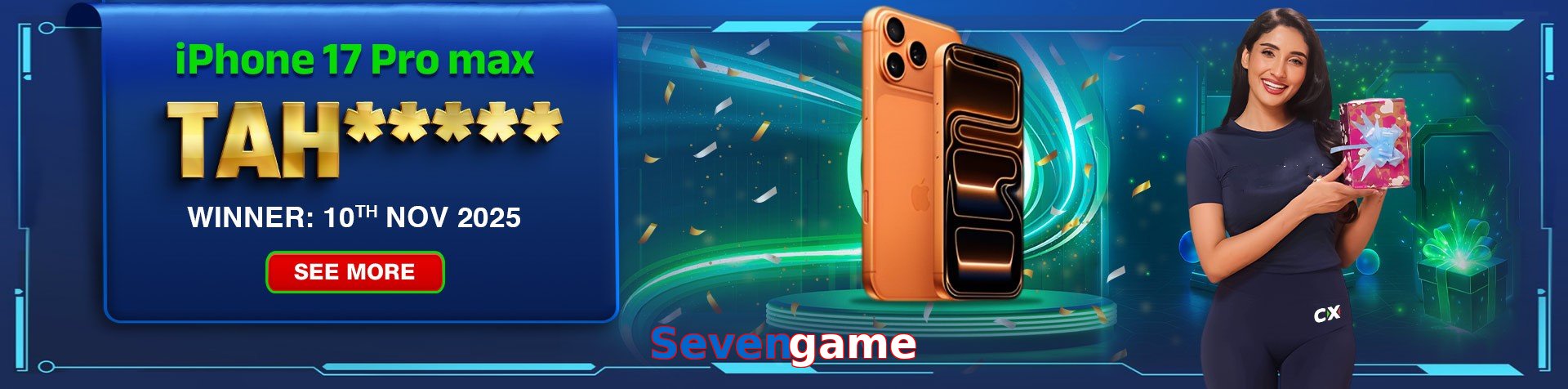 Sevengame game app for Pakistan players